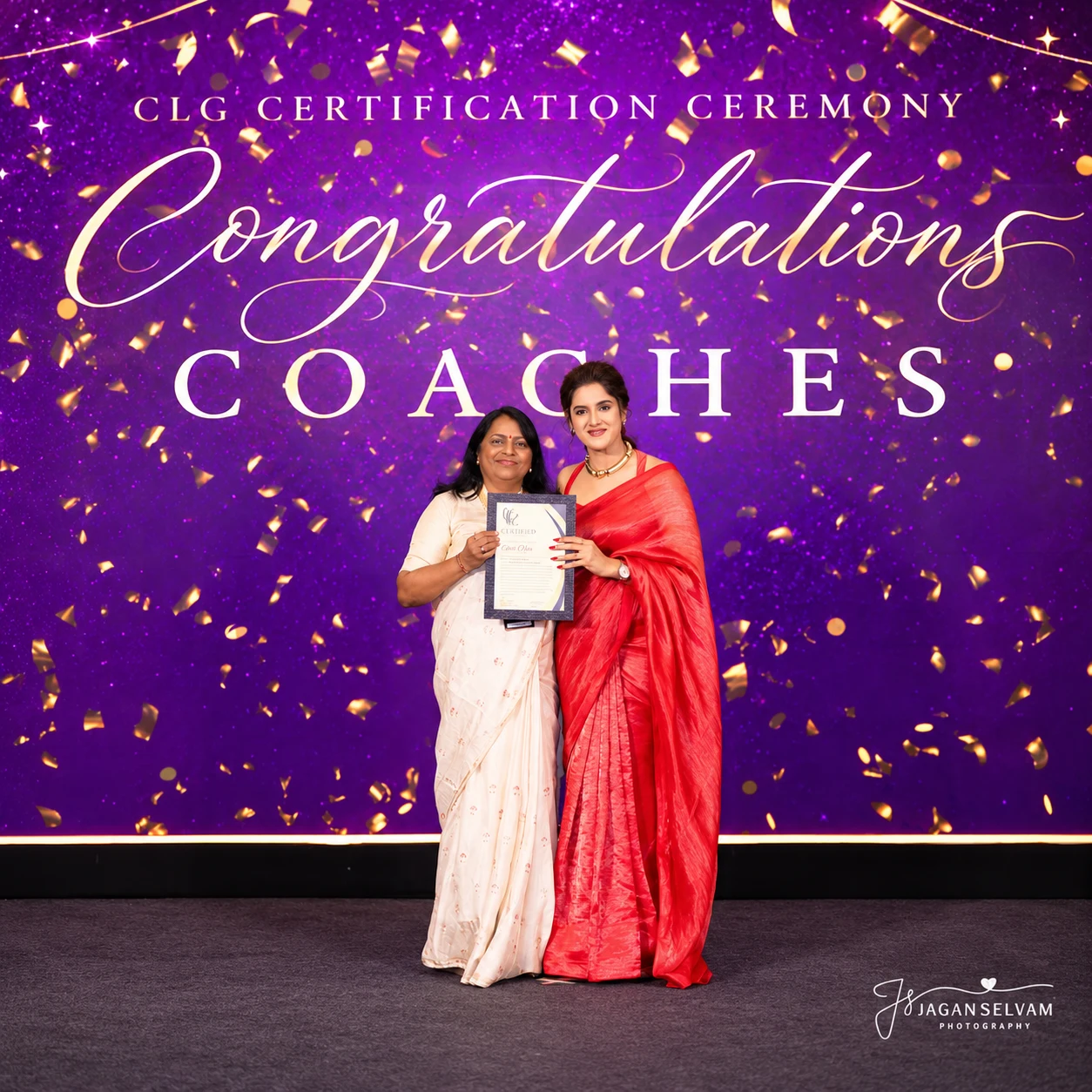 Purple and Gold Certification Celebration